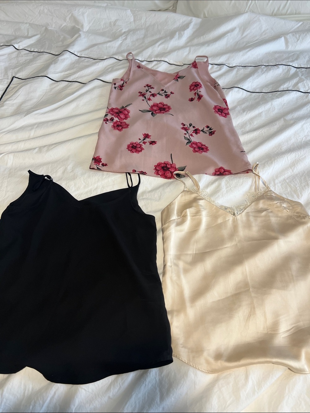 DYNAMITE Satin Cami Tops - Women